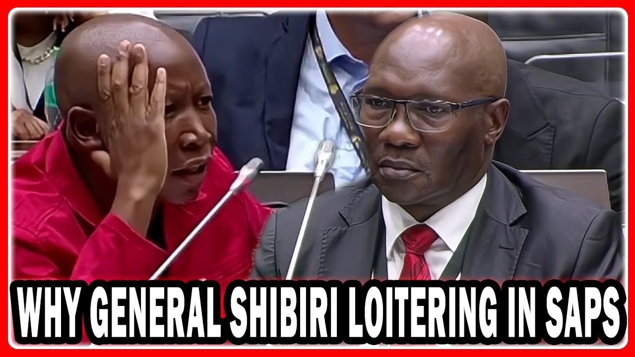 Julius Malema Questions General Khumalo “Why GEN Shibiri Loitering In SAPS, He Should Be Arrested
