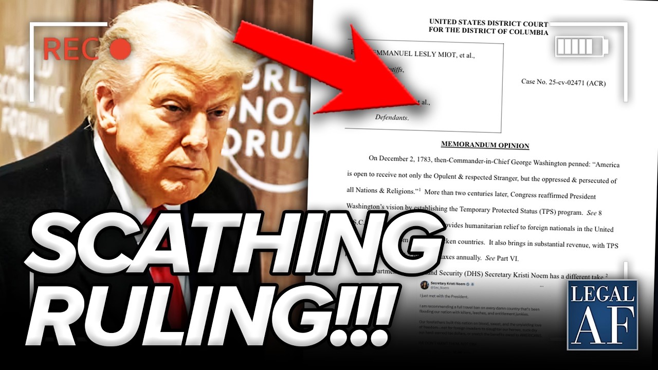 Trump SHUTDOWN in SCATHING Ruling from Federal Judge
