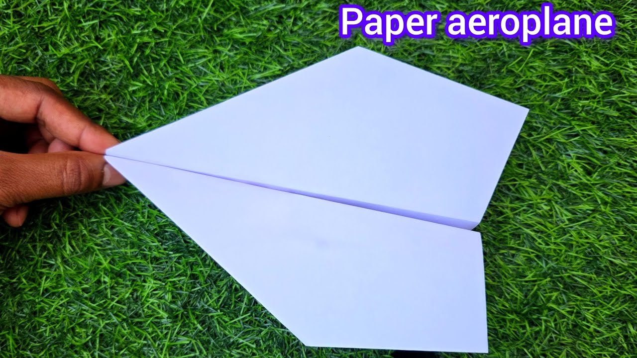 How To Fold A Paper Airplane That Flies Far. (Full HD)