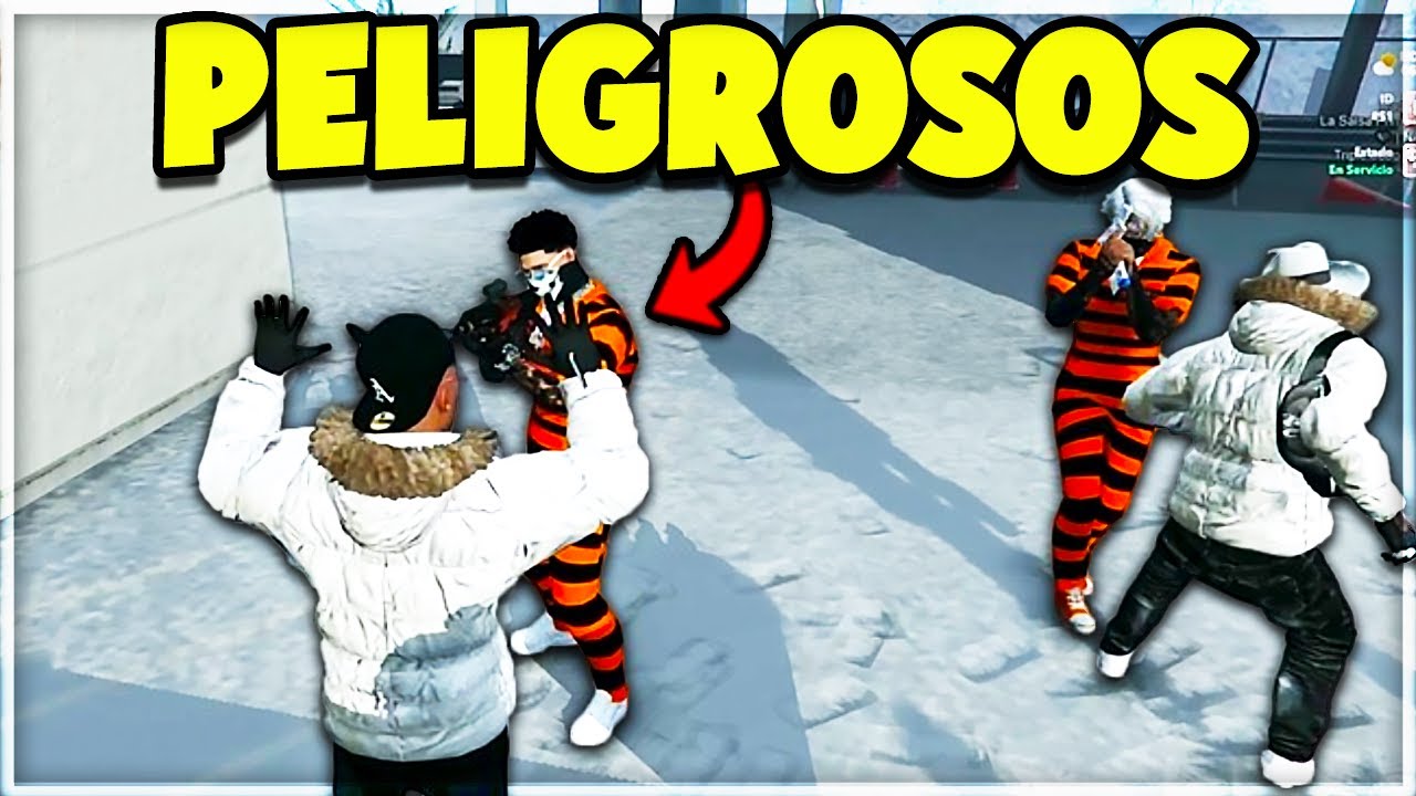 Nos Asaltan unos PRESOS FUGITIVOS en GTA RP