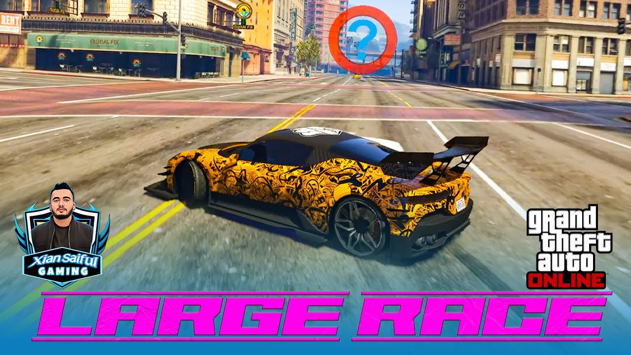 1 vs 1 Large Race | GTA V Online | XianSaiful Gaming