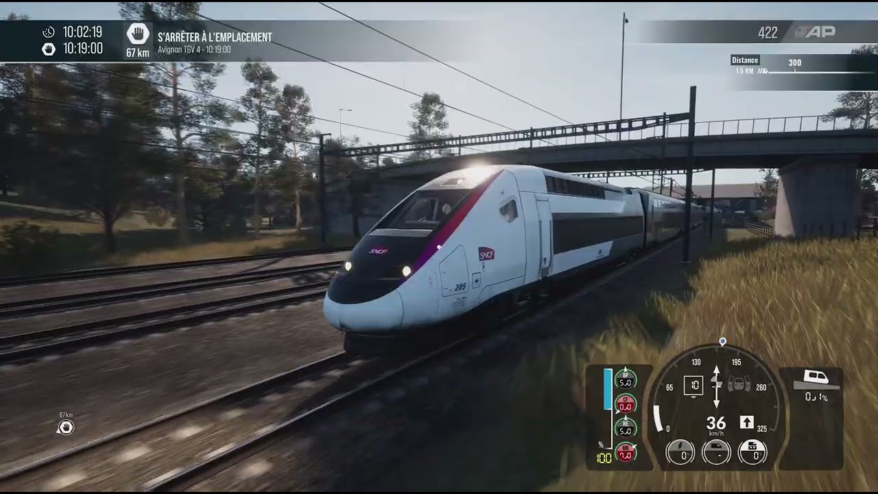 Train Sim World 5_ On quitte Aix-en-Provence pour Avignon.