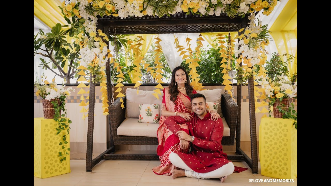 Niloni & Mihir  | Godbharai Ceremony | By Love & Memories