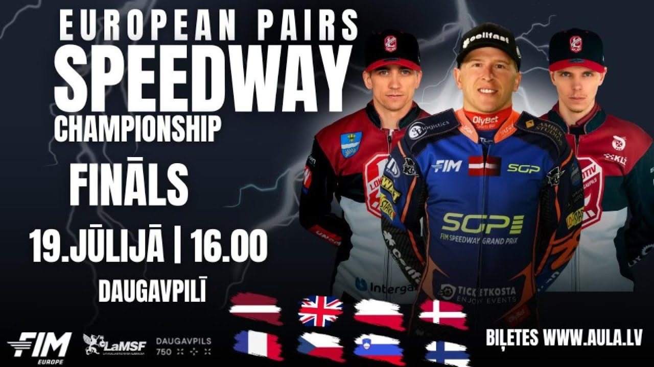 EUROPEAN PAIRS SPEEDWAY CHAMPIONSHIP FINAL Daugavpils Latvija