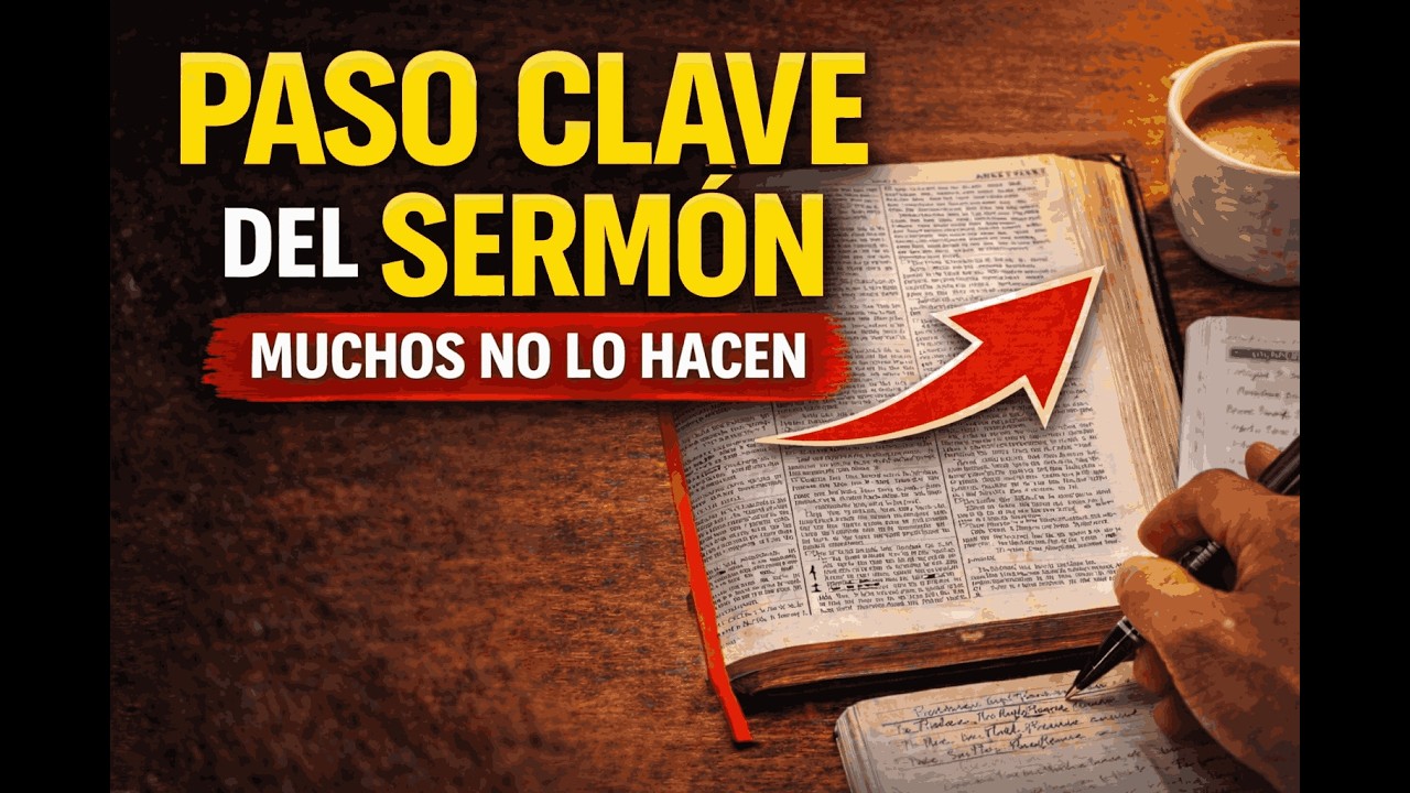El paso que TODO predicador debe dominar | Preparar sermón
