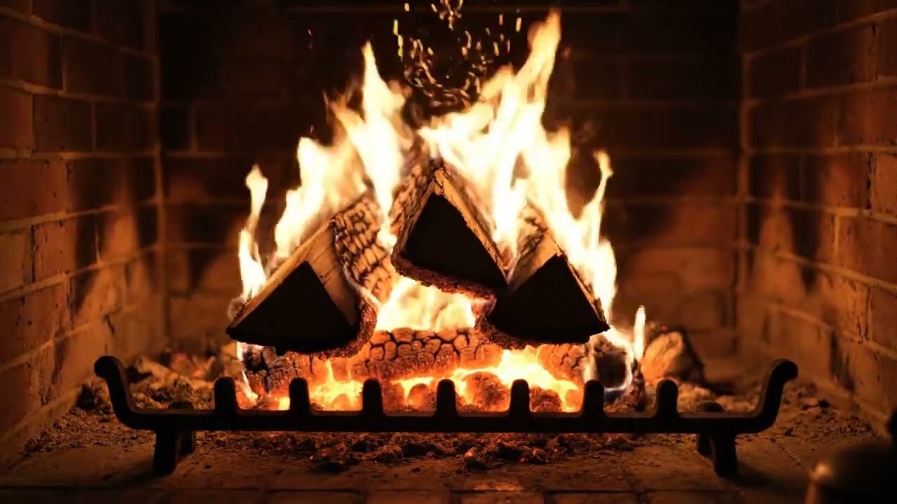 Fireplace ASMR Background 🔥 | Fire Sounds for Work