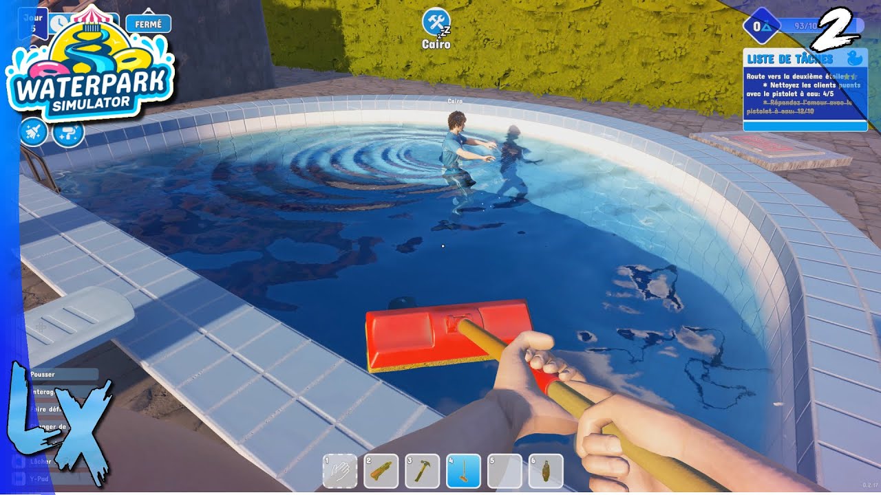 On embauche un premier gars et c'est pas une fleche ... 🤦‍♂️|| Waterpark Simulator ep 2