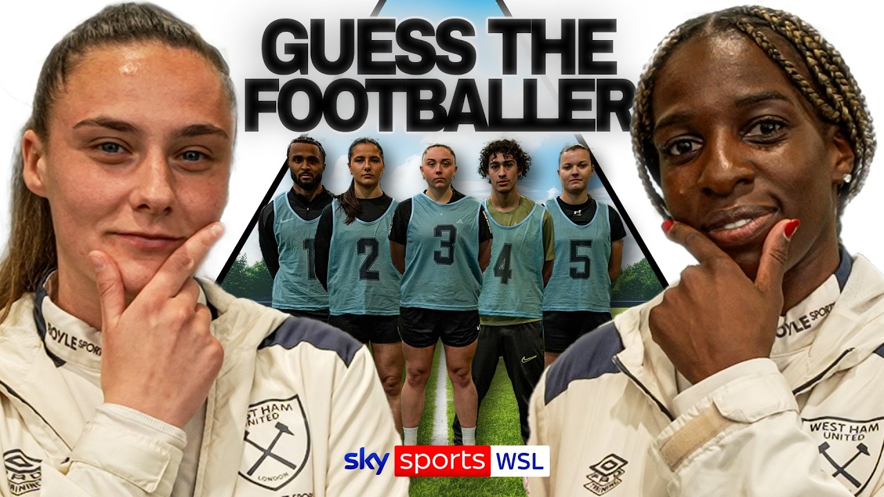 GUESS THE FOOTBALLER with West Ham's Viviane Asseyi & Jess Ziu | Pick The Pro
