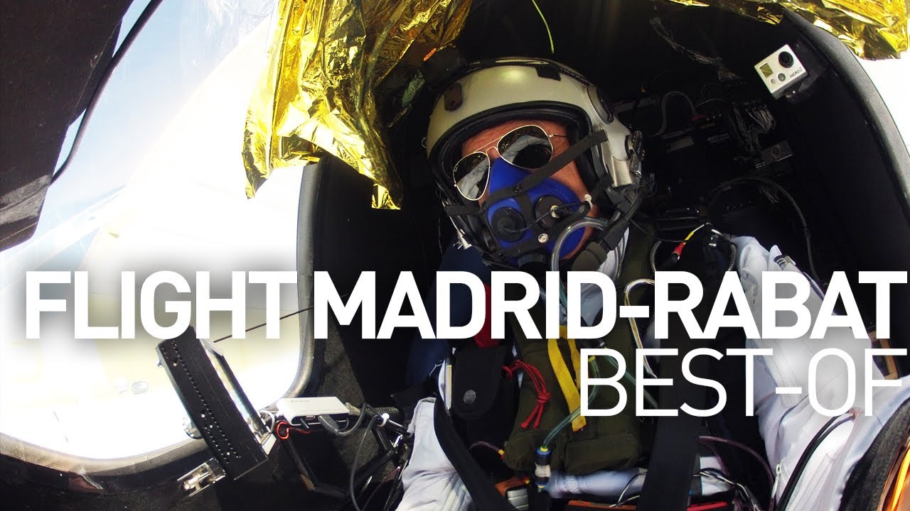 Flight Madrid Barajas Airport - Rabat Of Solar Impulse 1, Best Moments