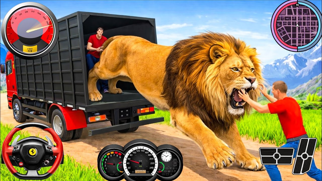 ⚡Animal Cargo Truck Driving Game 3D - Animal Transport Cargo Truck 2024 - Android Gameplay