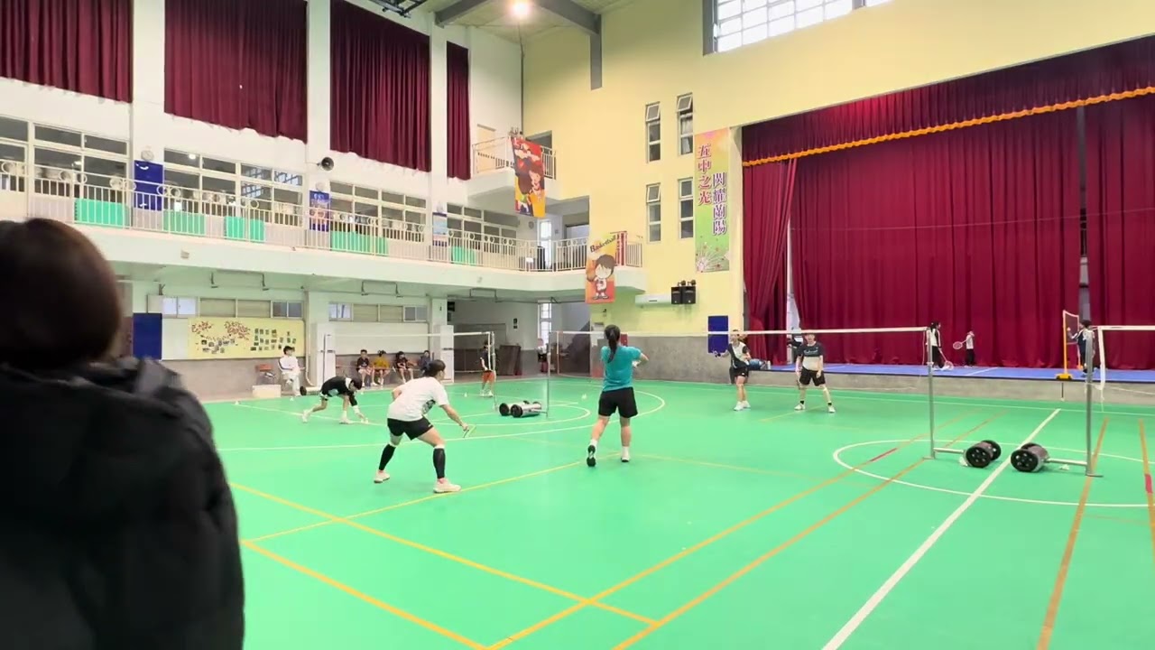 115/1/11五中週日場 白白 雅萍 vs 鴨子 小朱