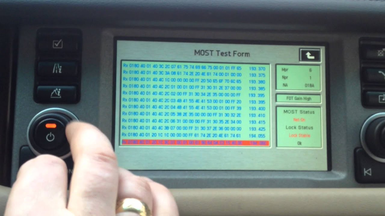 Range Rover L322 2005 self test