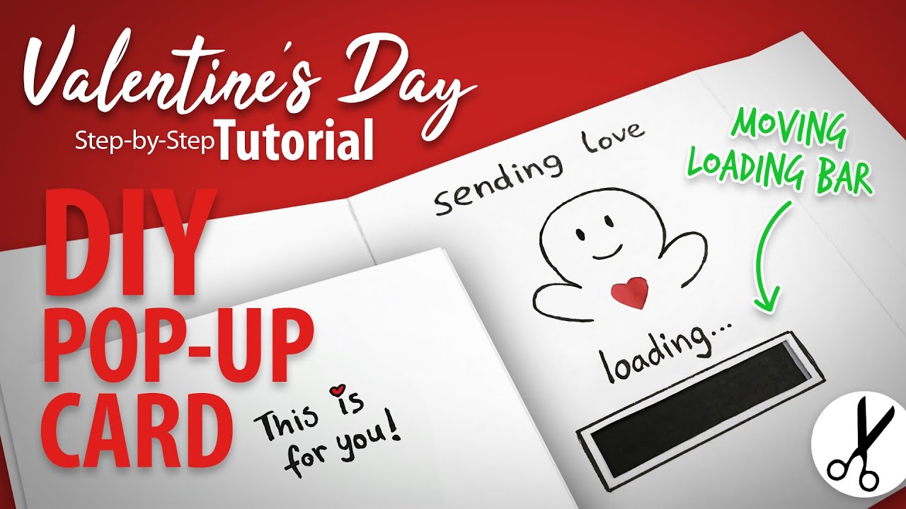 Sending LOVE ♥️ DIY Pop-up Card Tutorial for Valentine’s Day