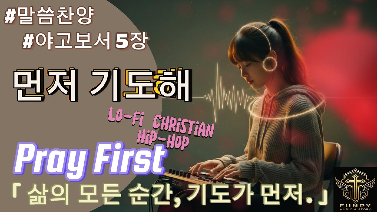 [#말씀찬양]#야고보서5장 먼저 기도해 (Pray First) | 삶의 모든 순간, 기도가 먼저, 로파이 힙합, 힙합 찬양, 힐링 찬양, 기도 찬양, 묵상 찬양