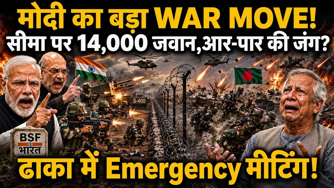 India vs Bangladesh Border Tension Explained | Smart Fence, Security Operations & Regional Impact
