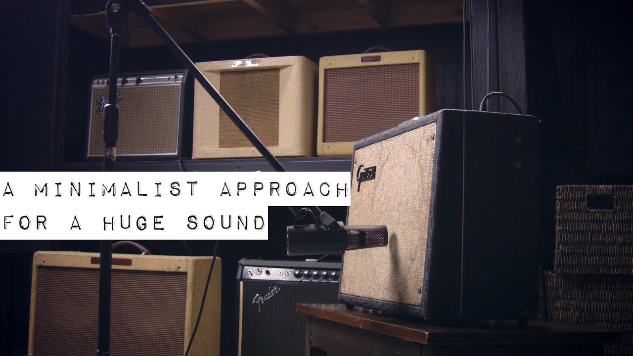 Guitar Amp Recording - A minimalist approach for a huge sound