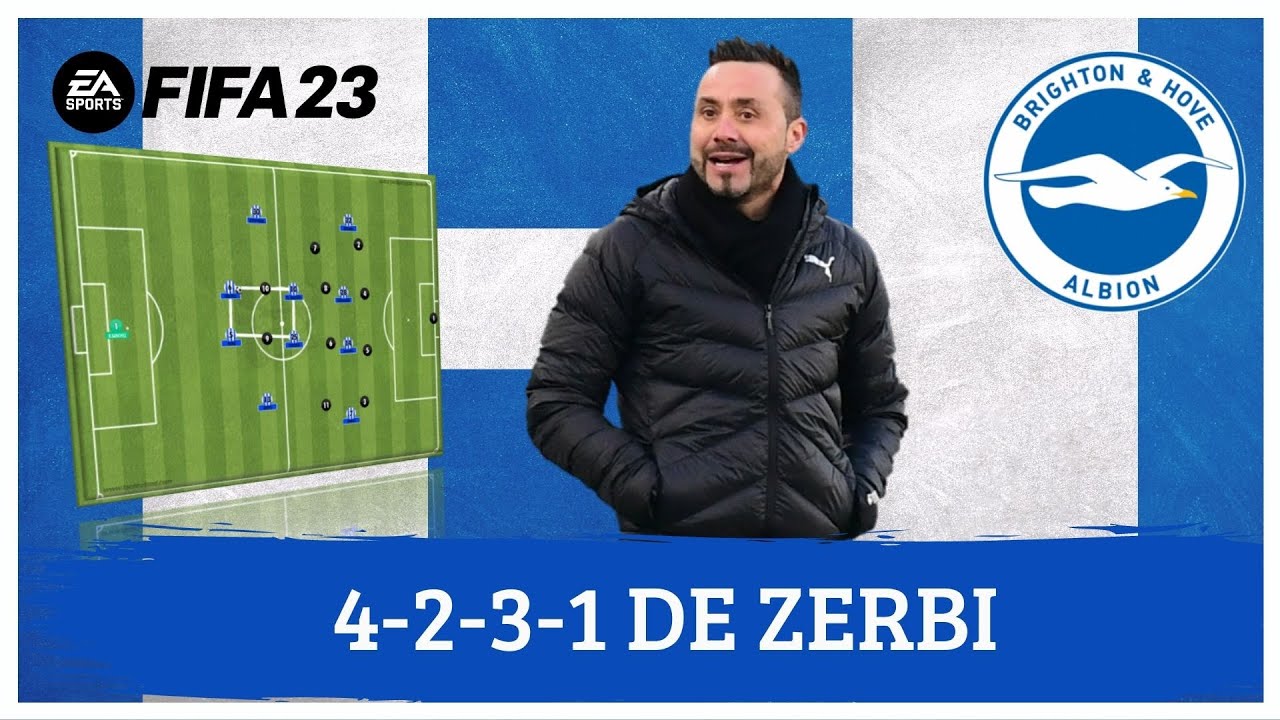 De Zerbi 4-2-3-1 Brighton FIFA 23 |Tácticas|