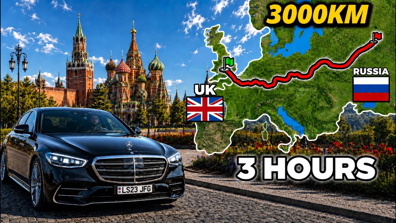 ETS2 Longest Road Trip (London to Moscow) UK to Russia | Euro Truck Simulator 2