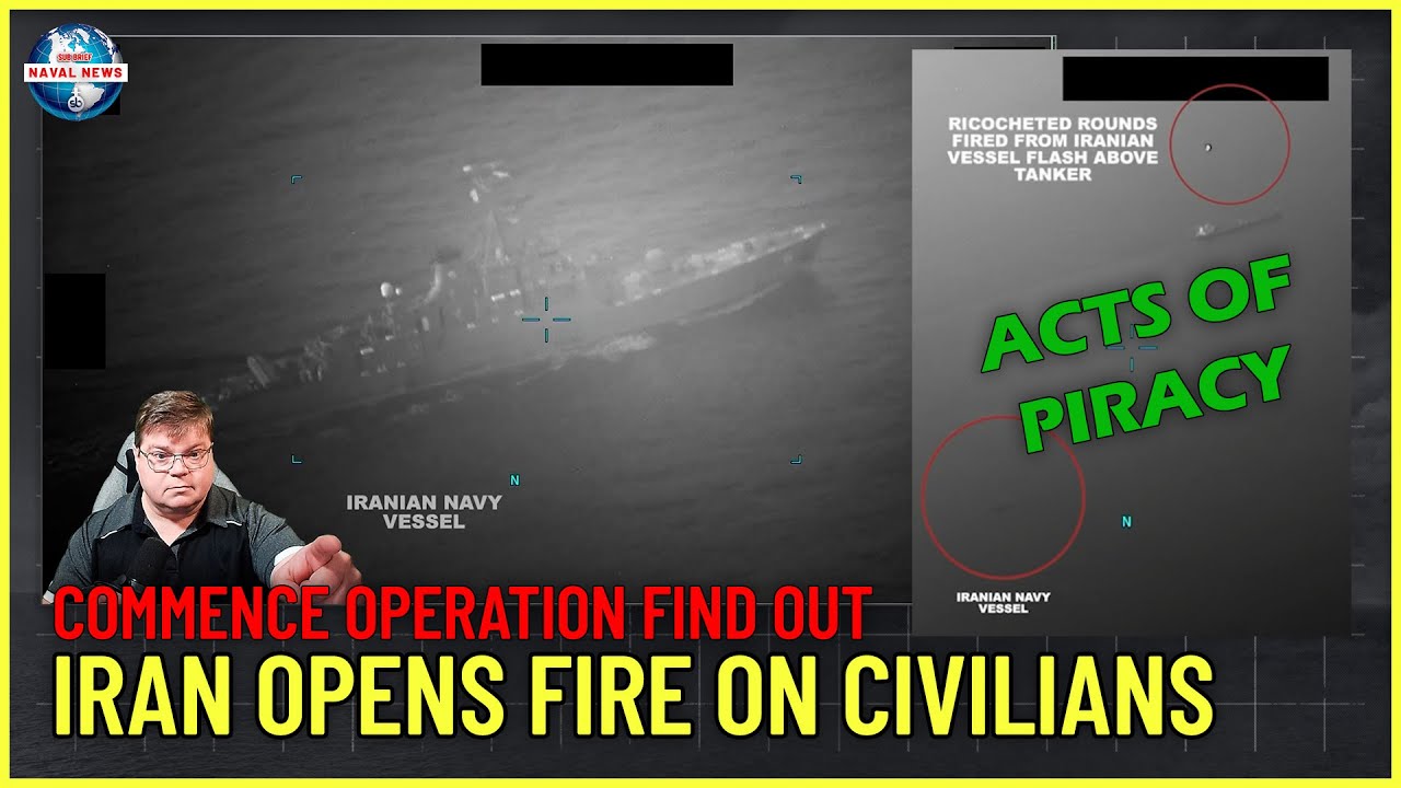 Iranian Corvette Hits Commercial Tanker with Naval Gun Fire in Gulf of Oman