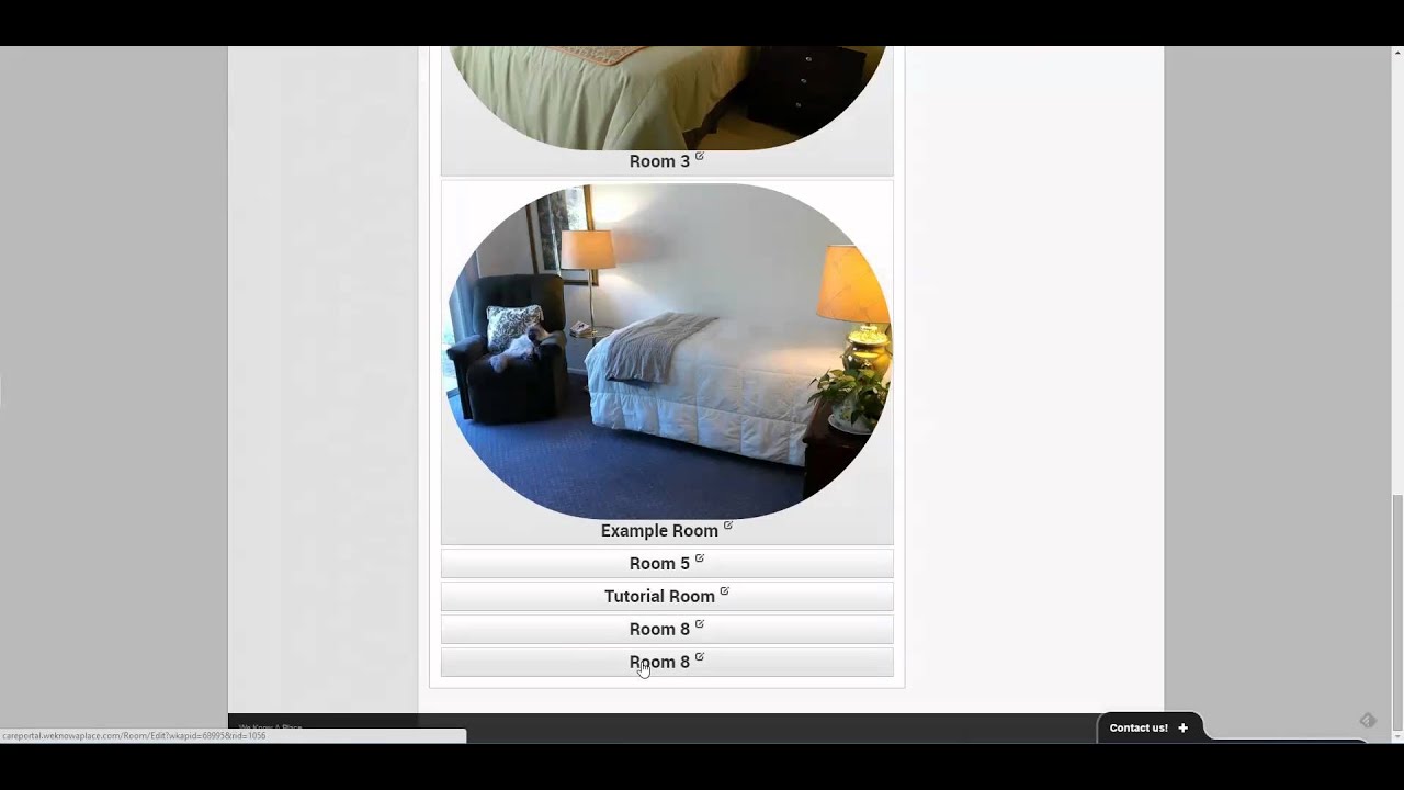 Adding Photos and Residents to Rooms