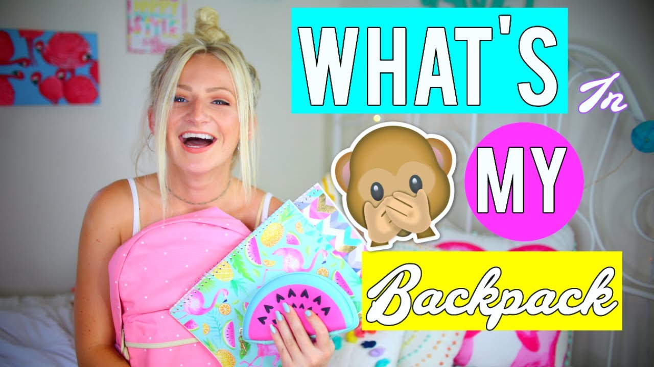 WHAT'S IN MY BACKPACK 2017 | Kalista Elaine