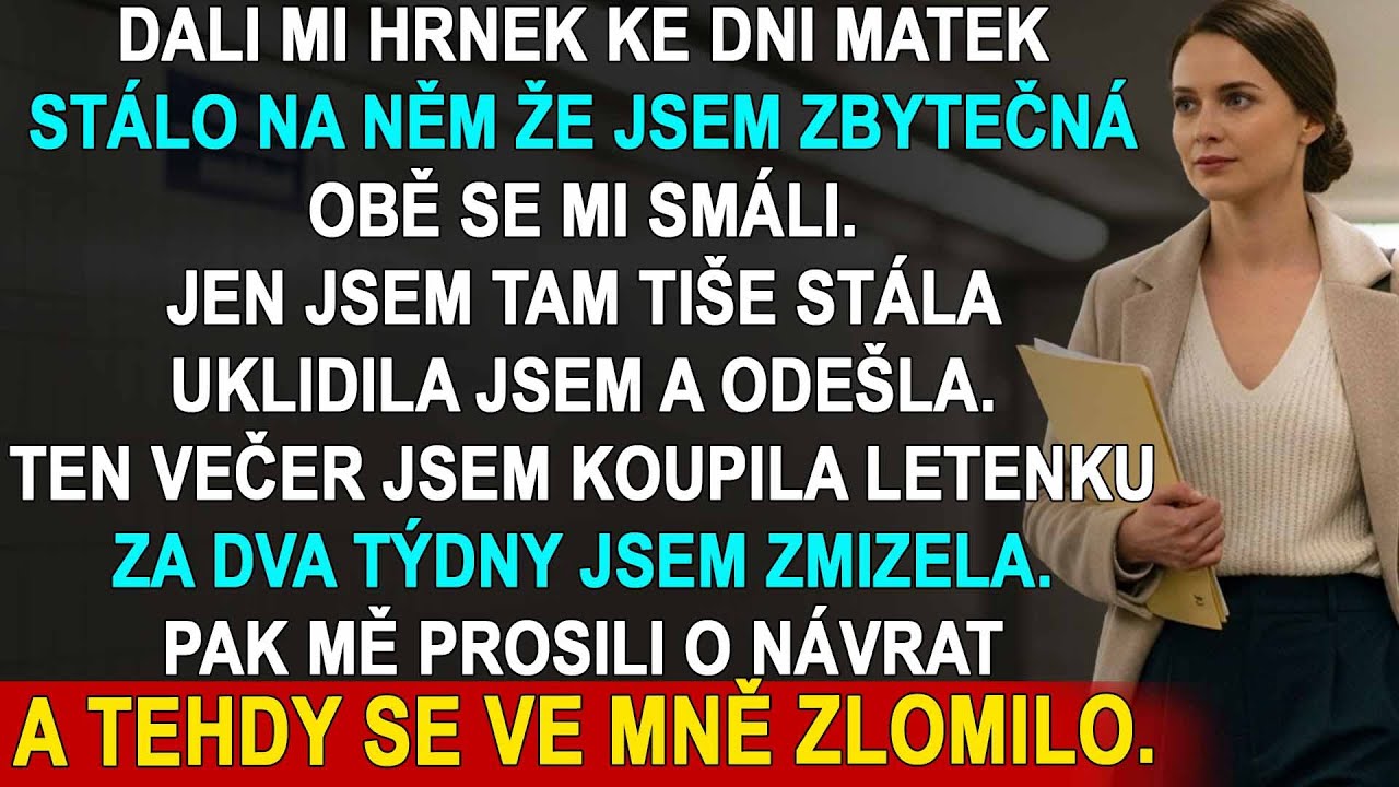 Dostala jsem k Dni matek výsměch místo lásky, a právě to mě přivedlo k první svobodné volbě