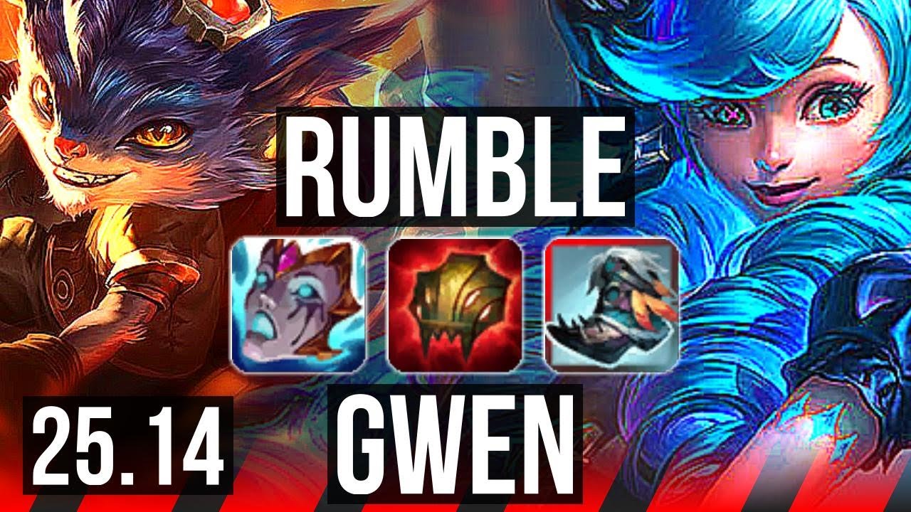 RUMBLE vs GWEN (TOP) | 7/5/19 | KR Challenger | 25.14