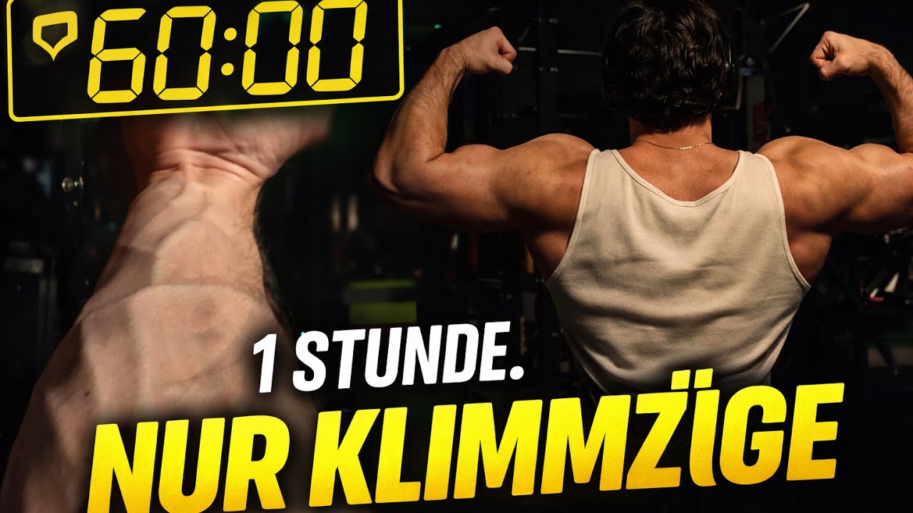 Ich habe 1 STUNDE lang nur Klimmzüge gemacht… das Ergebnis 😳