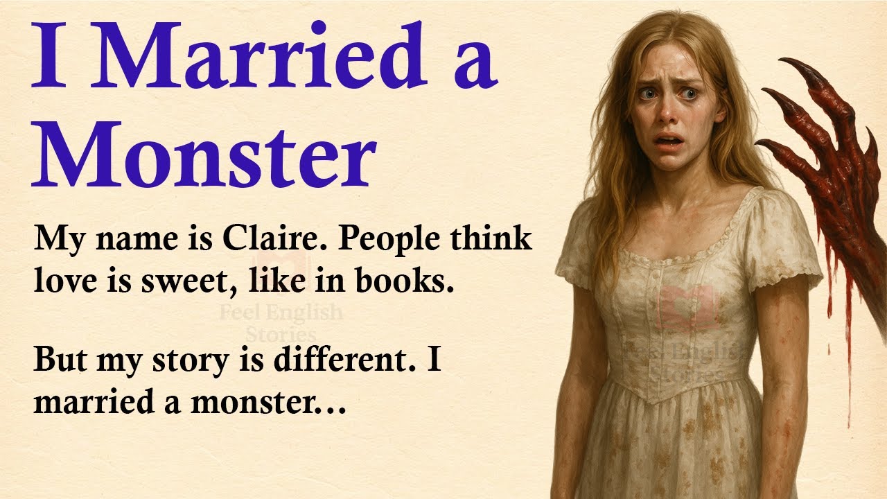 I Married a Monster ✅ English Story for Listening Practice (A1–A2 Level) ✅