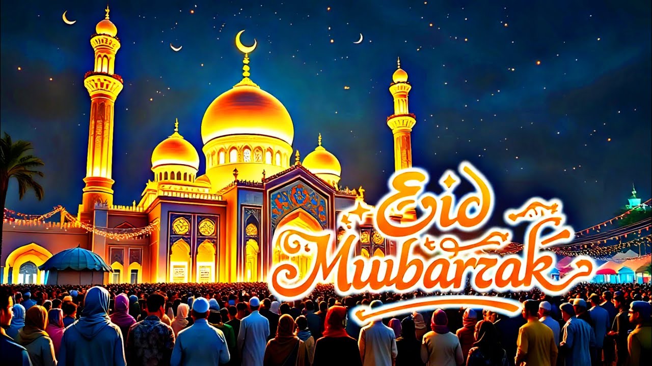 Eid Mubarak | 2025 Eid Mubarak Hindi Song | Hindi Rhymes Animation Video | 999D Animation