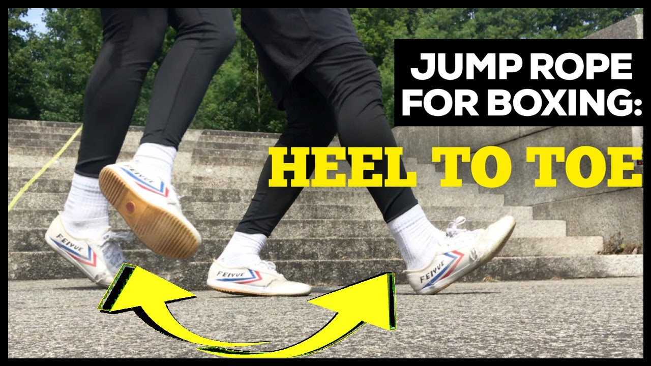 Jump Rope Footwork Skills For Boxing: The 'Heel To Toe' Step (Skipping Like Bernard Hopkins)