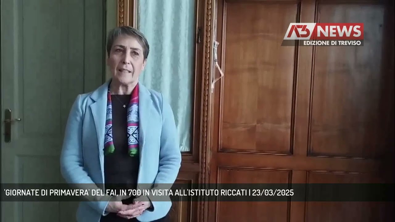 'GIORNATE DI PRIMAVERA' DEL FAI, IN 700 IN VISITA ALL'ISTITUTO RICCATI | 23/03/2025
