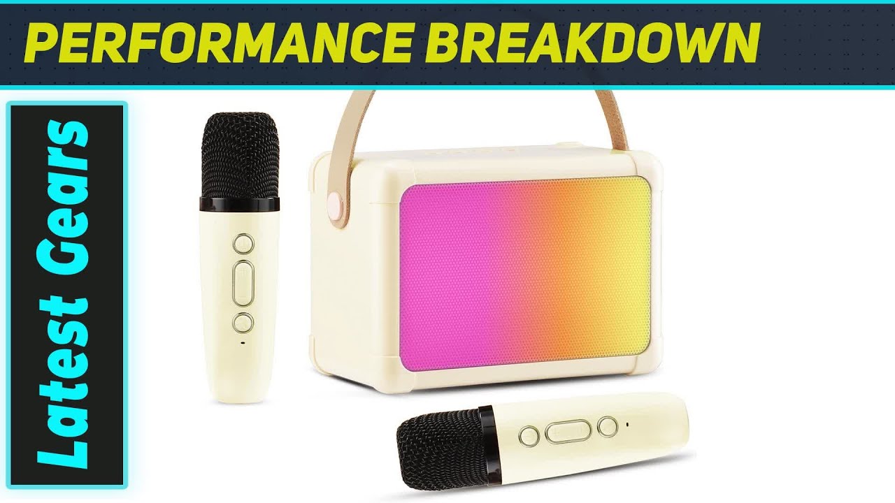 Giecy Mini Portable Karaoke Speaker: Ultimate Family Fun!