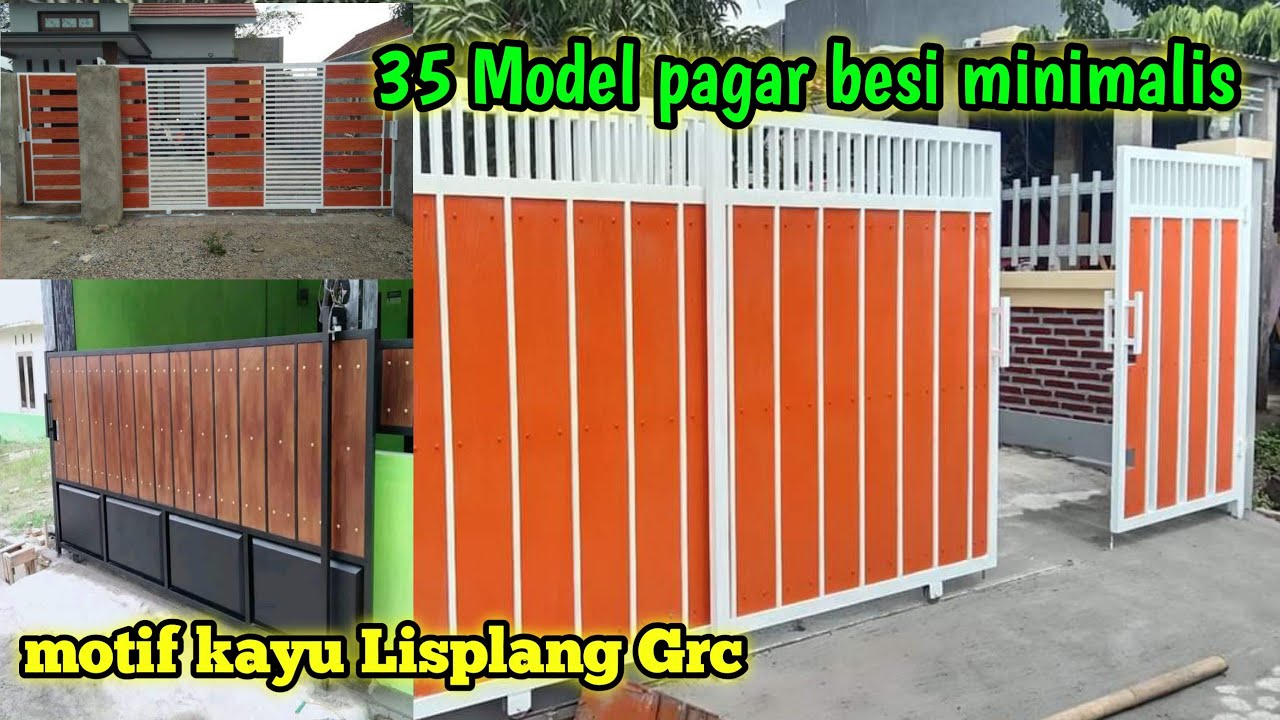 Amazing || Kumpulan Model Pagar Besi Minimalis Lisplang Grc Terbaru