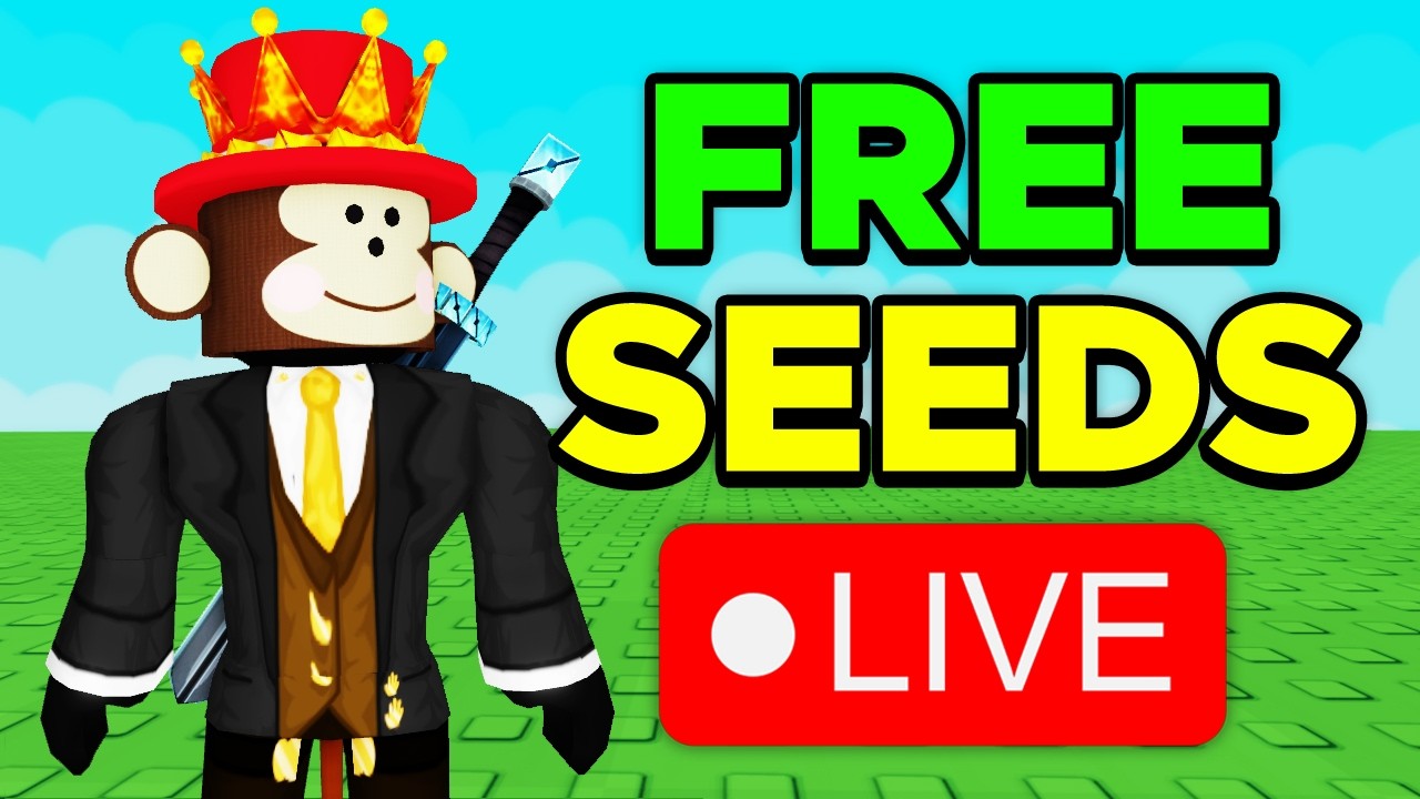 🔴 Giving Seeds to Every Viewer LIVE! (Grow A Garden 2 Live) Free Pets Giveaway