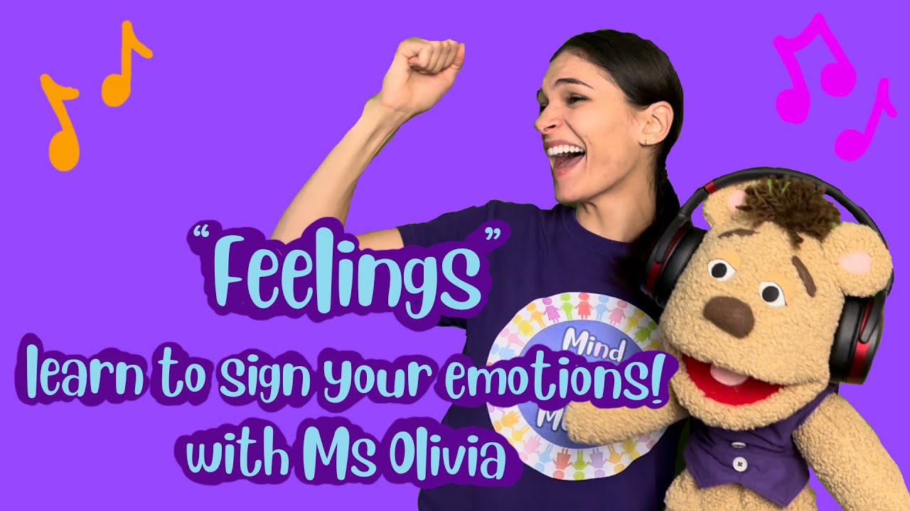 Feelings Song: Learn Sign Language with Music - for Kids! + Happy and You Know It