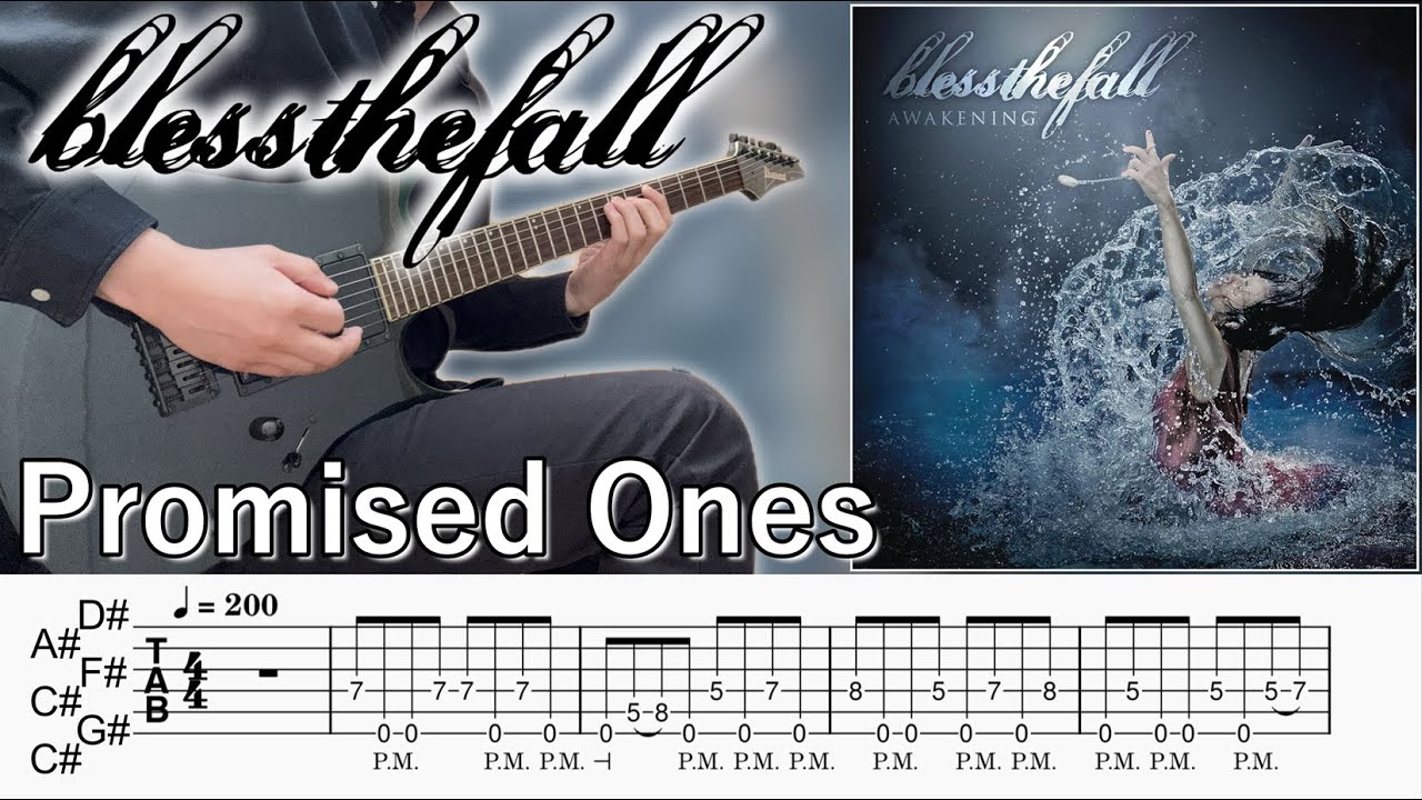 Promised Ones / Blessthefall (screen TAB | Guitar cover)