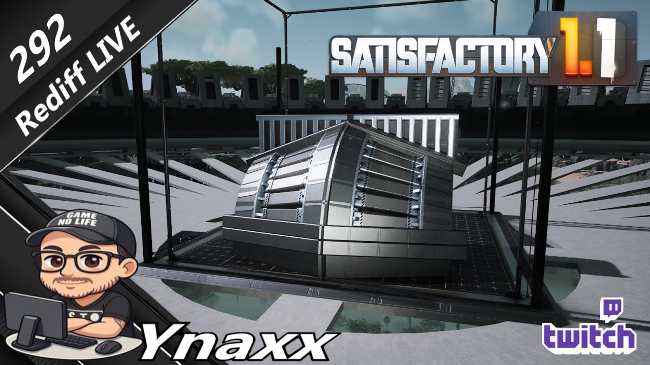 Satisfactory 1.1 FR #292 Le BP du prochain relief supérieur Rediff du 20/01/26