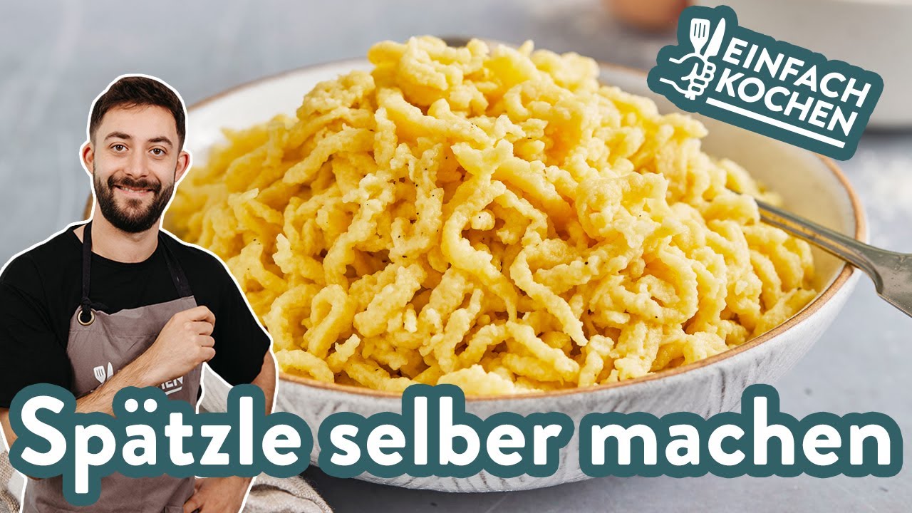 Beste Sp&auml;tzle selbst gemacht 😋✨ | du wirst sie nie wieder kaufen! 🥰 | Einfach Kochen