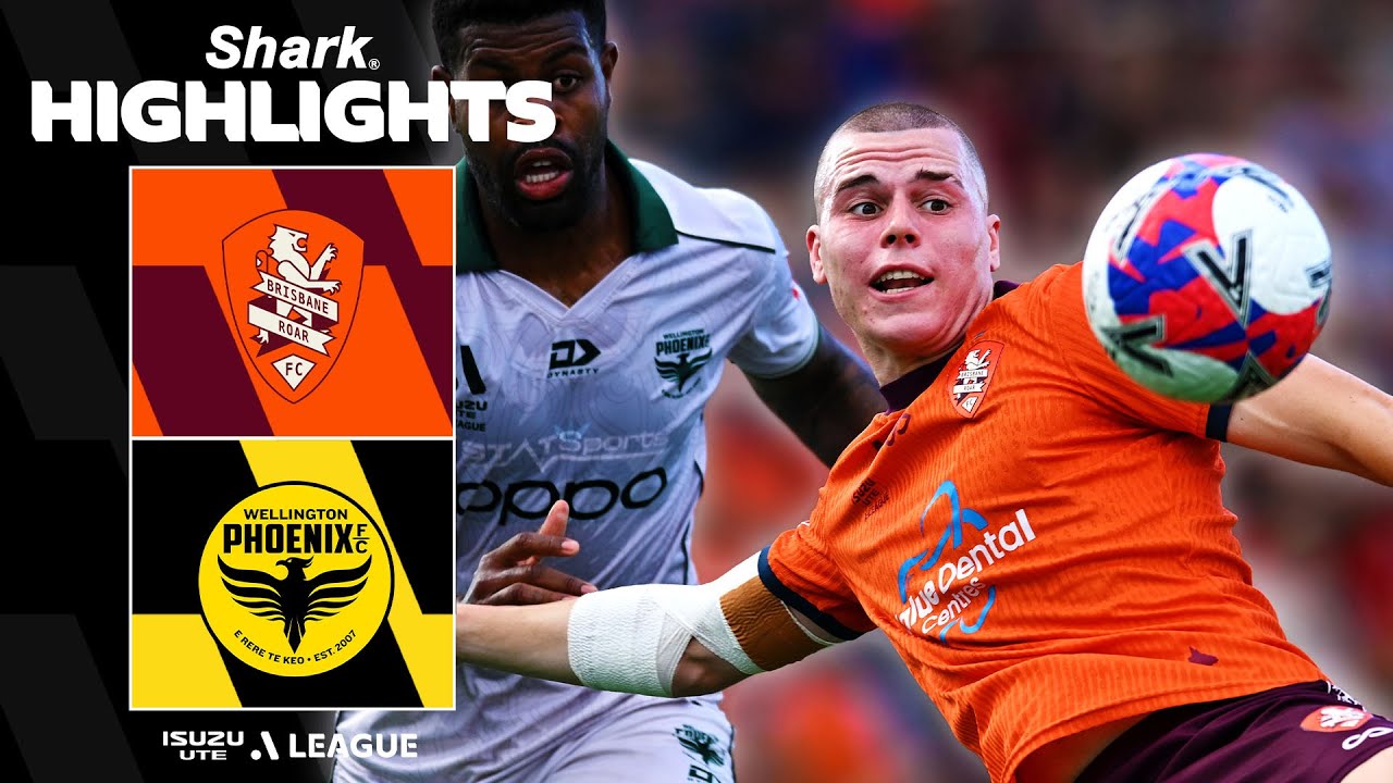 Brisbane Roar v Wellington Phoenix | SHARK HIGHLIGHTS | Isuzu UTE A-League 2025-26 | Round 11
