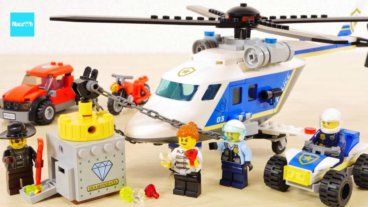 レゴ シティ ポリス　ヘリコプターの追跡 60243 ／ LEGO City Police Helicopter Chase Speed Build & Review