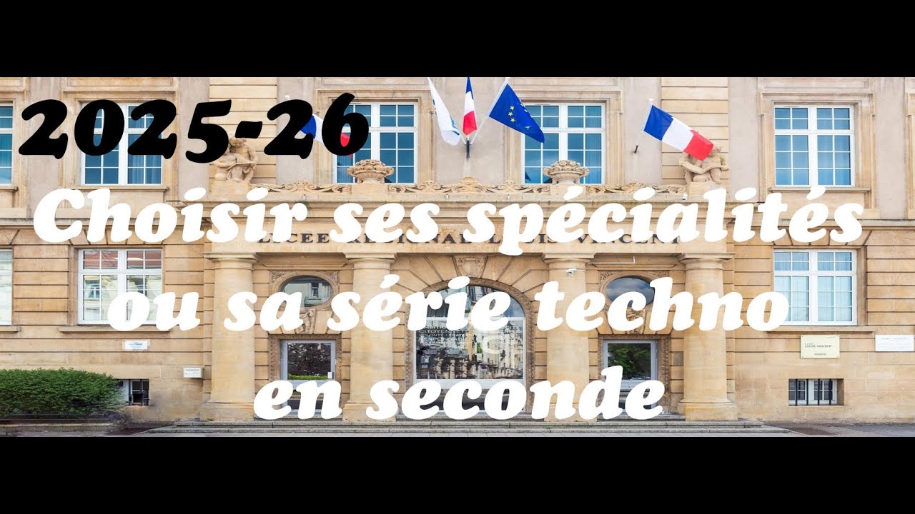L'orientation à la fin de la classe de seconde en 2026