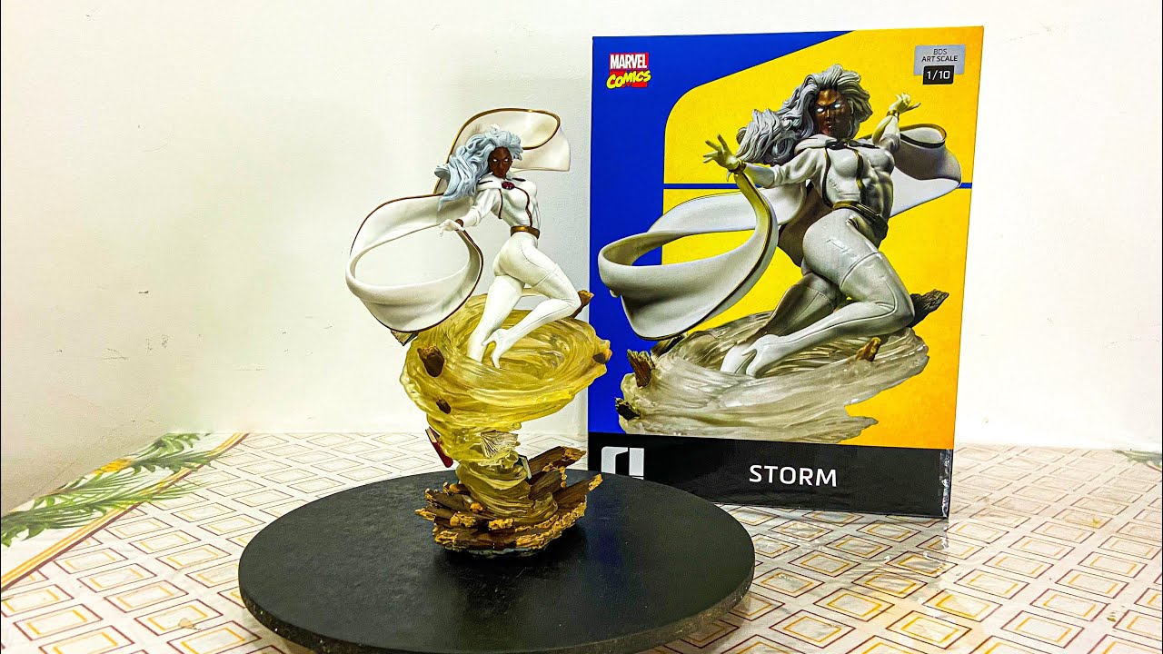 #94 Unboxing e Review Tempestade (Storm) Set Xmen 1/10 da Iron Studios
