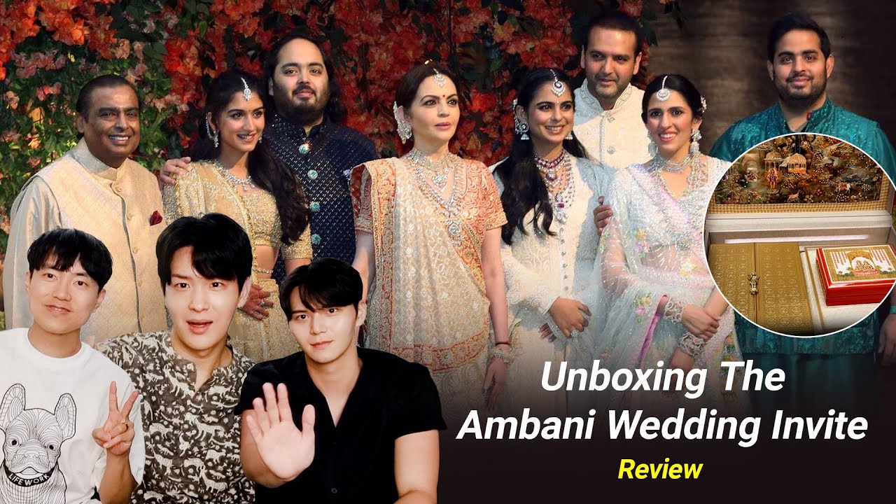 Unboxing the Ambani Wedding Invite | Reaction | Ambani | Wedding