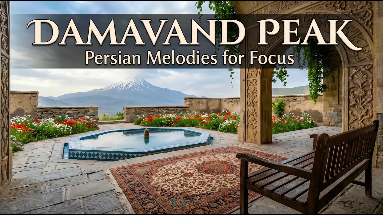 Relaxing Persian Melodies | Study Ambience in the Alborz Mountains