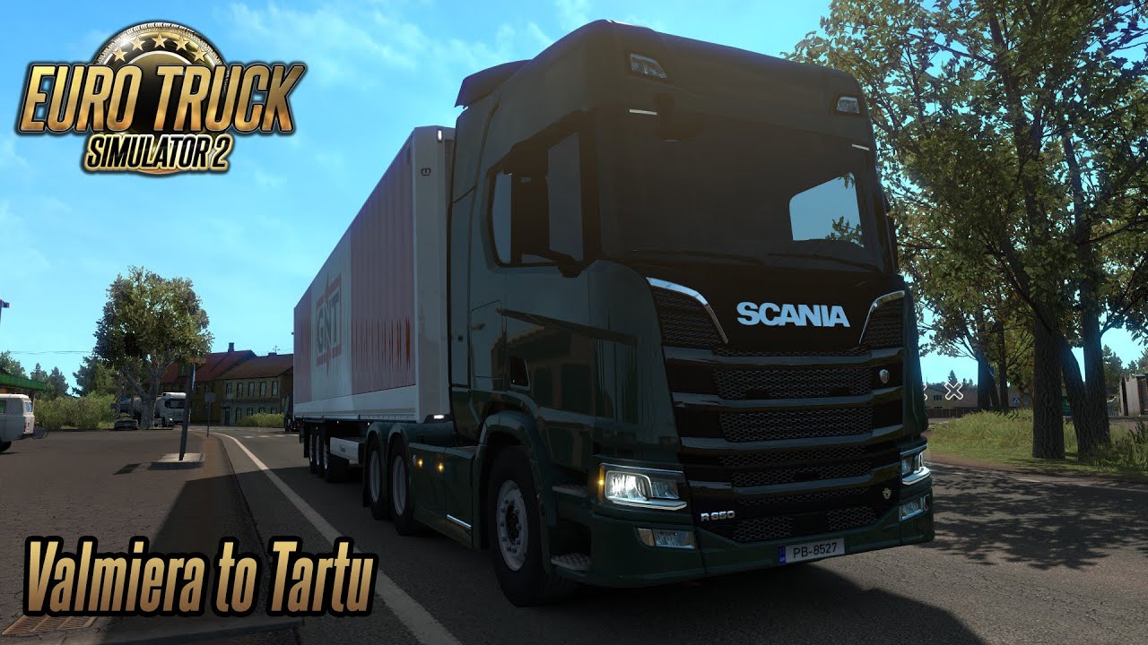 Euro Truck Simulator 2 1.35 - Scania R 2016 - Valmiera (LV) to Tartu (EE)