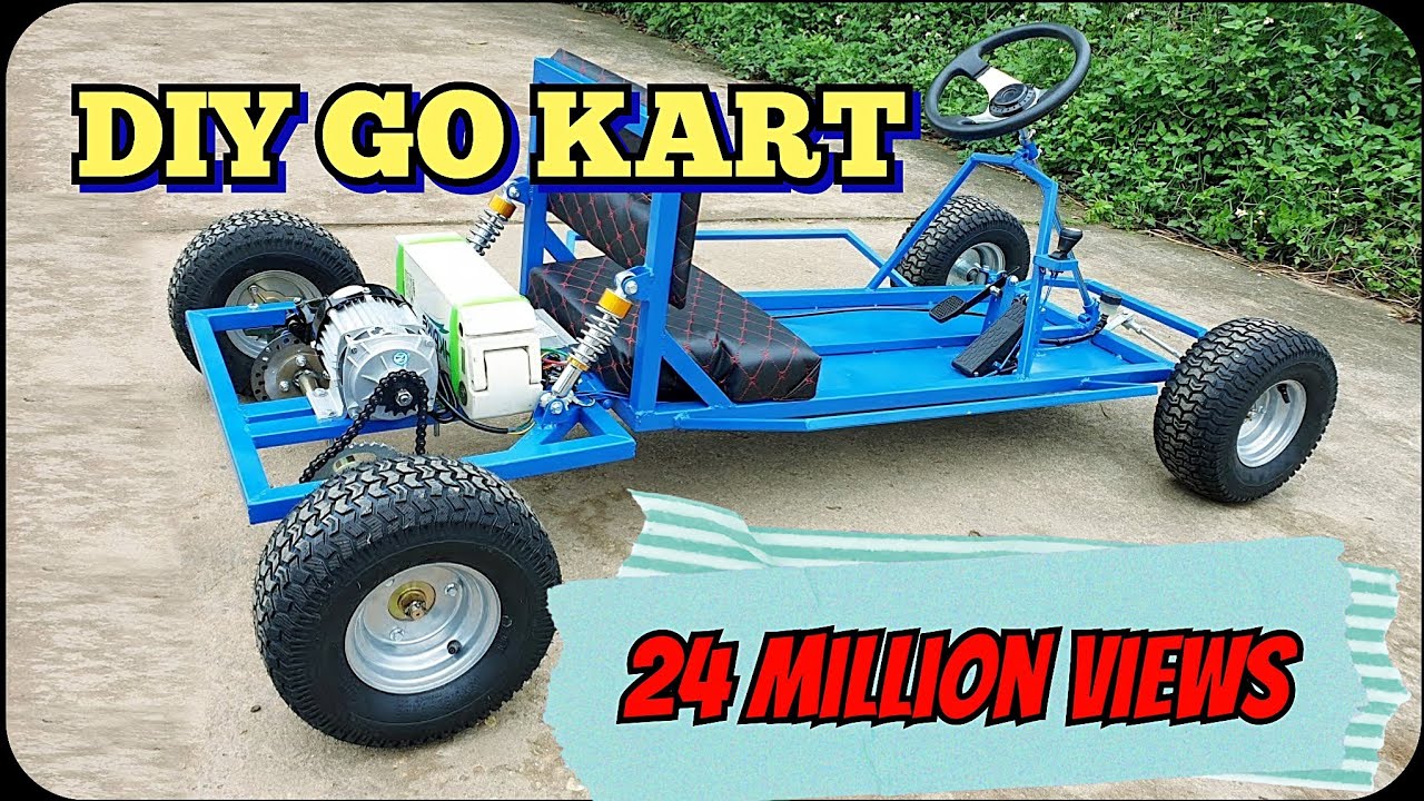DIY Электрокарт v2 – Собери свой E-Kart 48V 500W дома