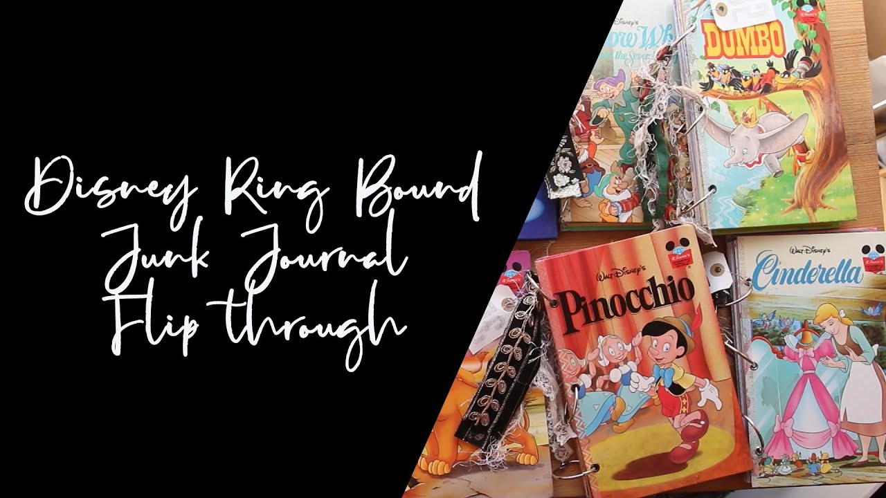 Disney Ring Bound Junk Journal Flip Through || THE BOHO SUITCASE