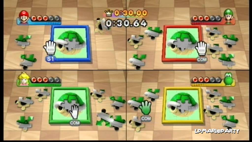 Mario Party 9 Minigame: Puzzle-Flink (Jigsaw Jumble)