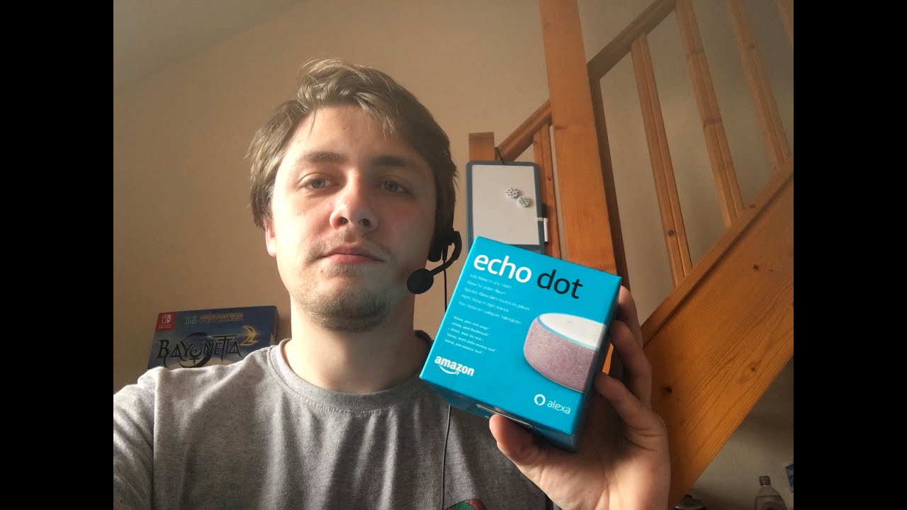 [ASMR] Unboxing/ déballage d'une enceinte connectée: Amazon écho dot 3